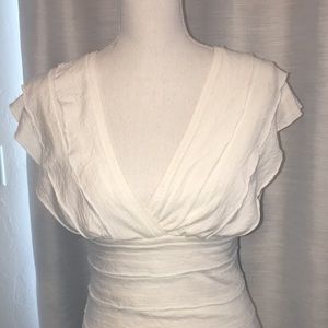 MAX Studio so pretty soft white dress❤️Flash Sale